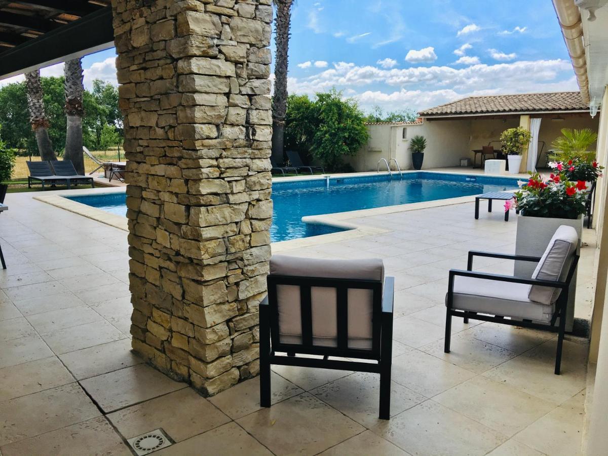 La Villa Mediterranee Wellness Spa Piscine Saint-Drezery Dış mekan fotoğraf