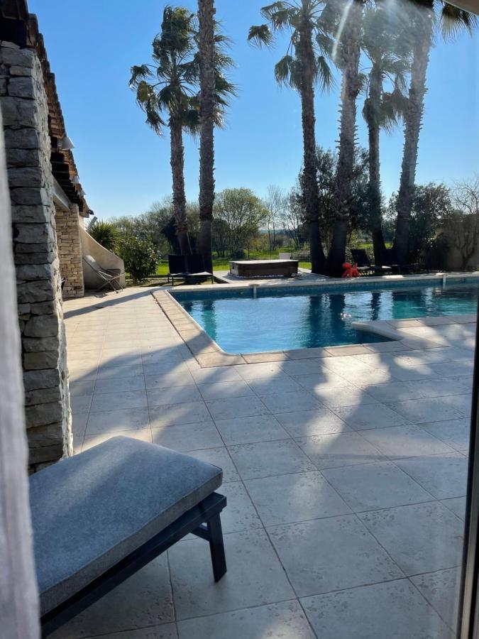 La Villa Mediterranee Wellness Spa Piscine Saint-Drezery Dış mekan fotoğraf